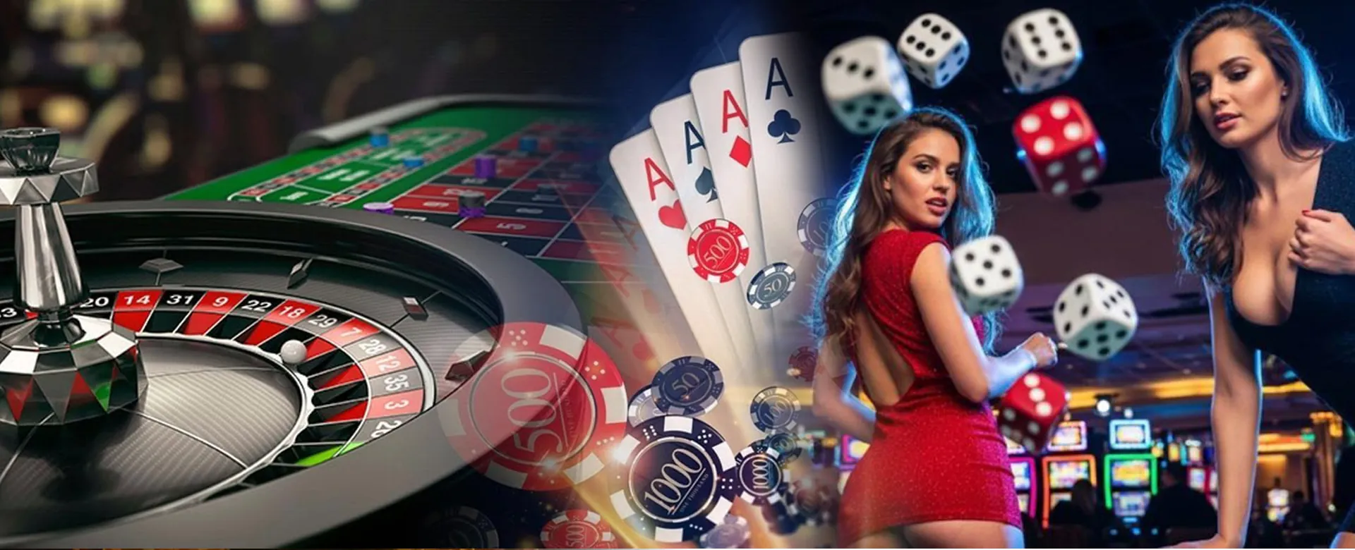 Super Login page hero image showing a dynamic online casino interface with golden accents